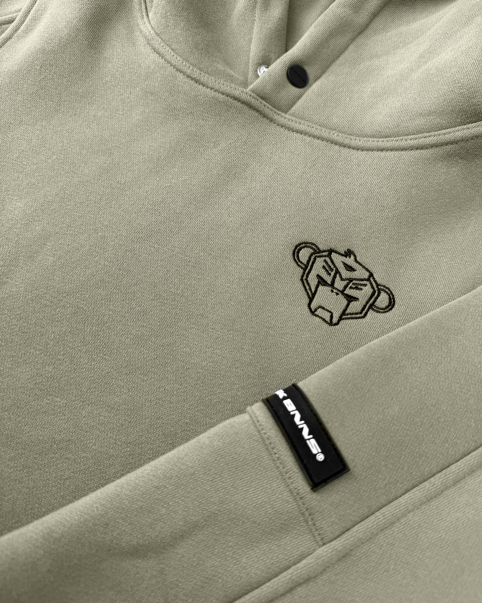 KIDS PLATE HOODIE | Grün