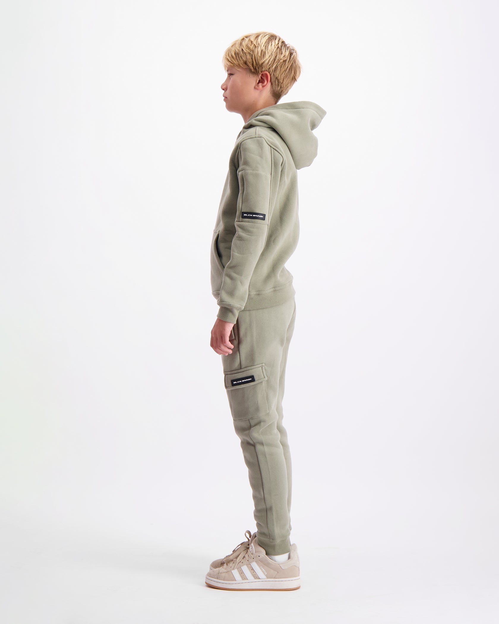 KIDS PLATE HOODIE | Grün