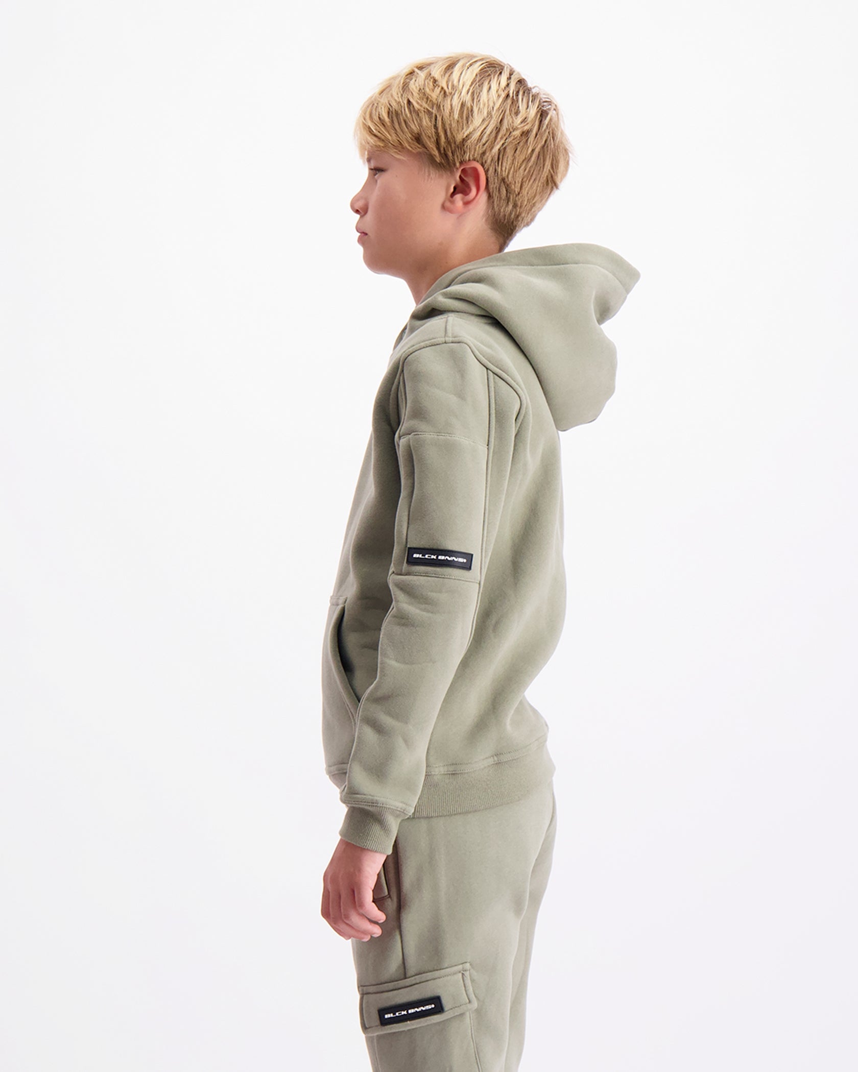 KIDS PLATE HOODIE | Grün
