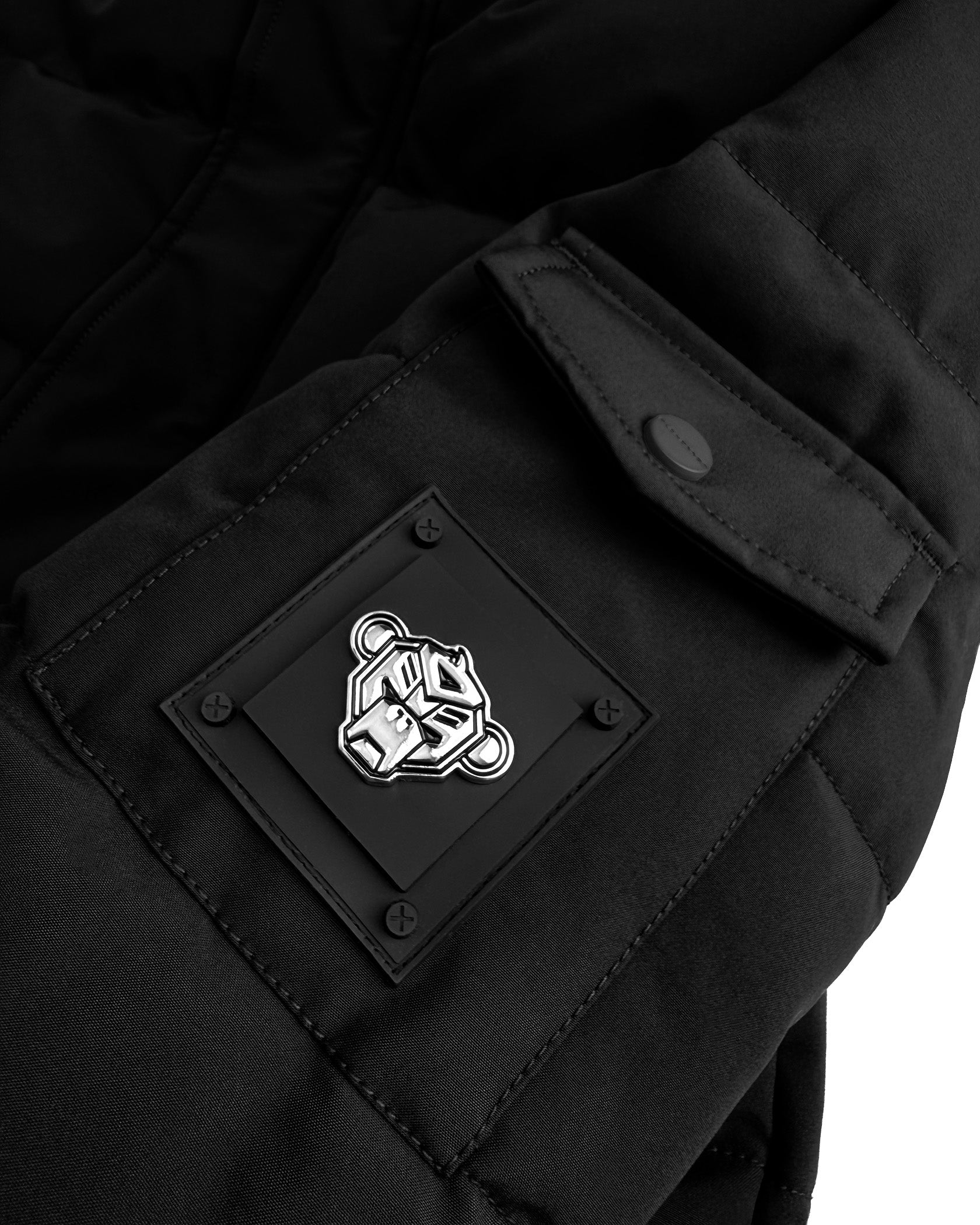 KIDS PLATE JACKET | Schwarz