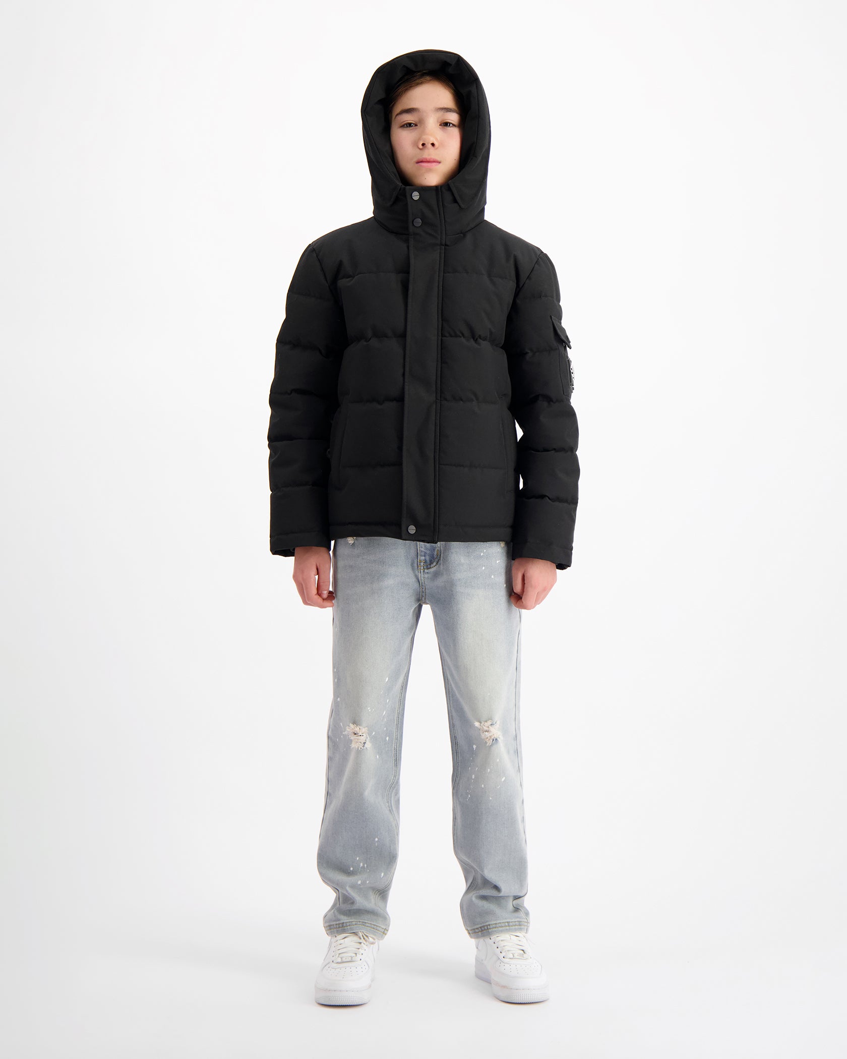 KINDER PLATE JACKE | SCHWARZ