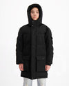 KIDS PLATE PARKA JACKET | Schwarz
