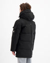 KIDS PLATE PARKA JACKET | Schwarz