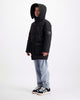 KIDS PLATE PARKA JACKET | Schwarz