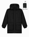KIDS PLATE PARKA JACKET | Schwarz