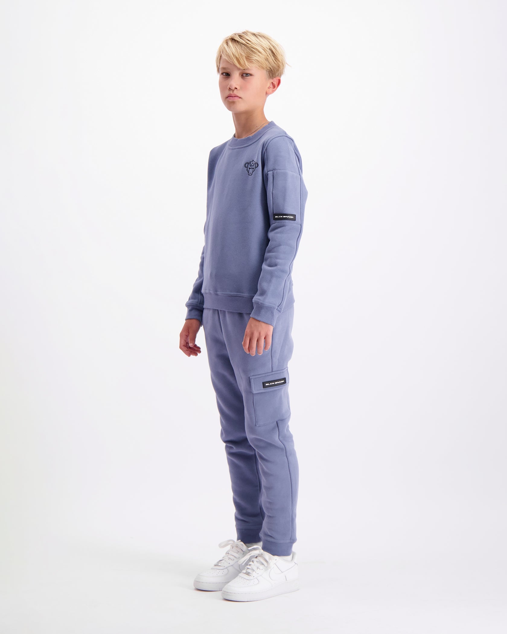 KIDS PLATE SWEATER | Blau