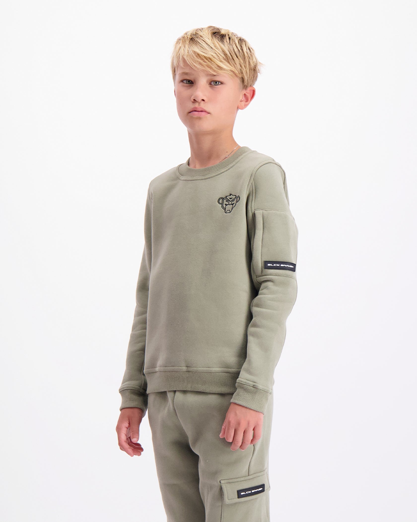 KIDS PLATE SWEATER | Grün