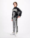 KIDS RACE TRACKSUIT | Grau