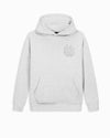RIPPED MONOGRAM HOODIE | Grau