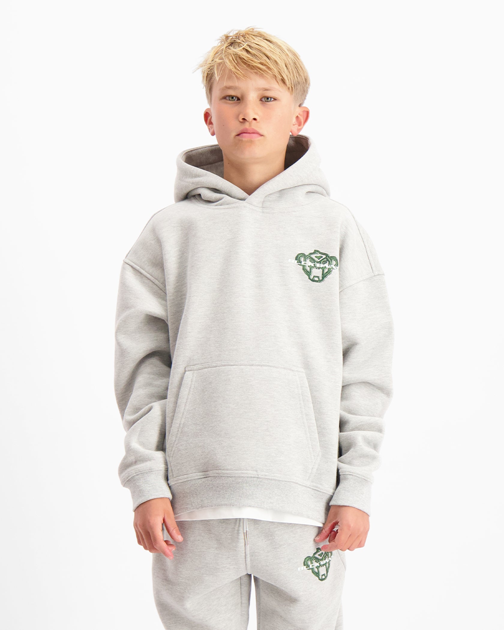KIDS SKETCH SWEATSUIT | Melange Grau