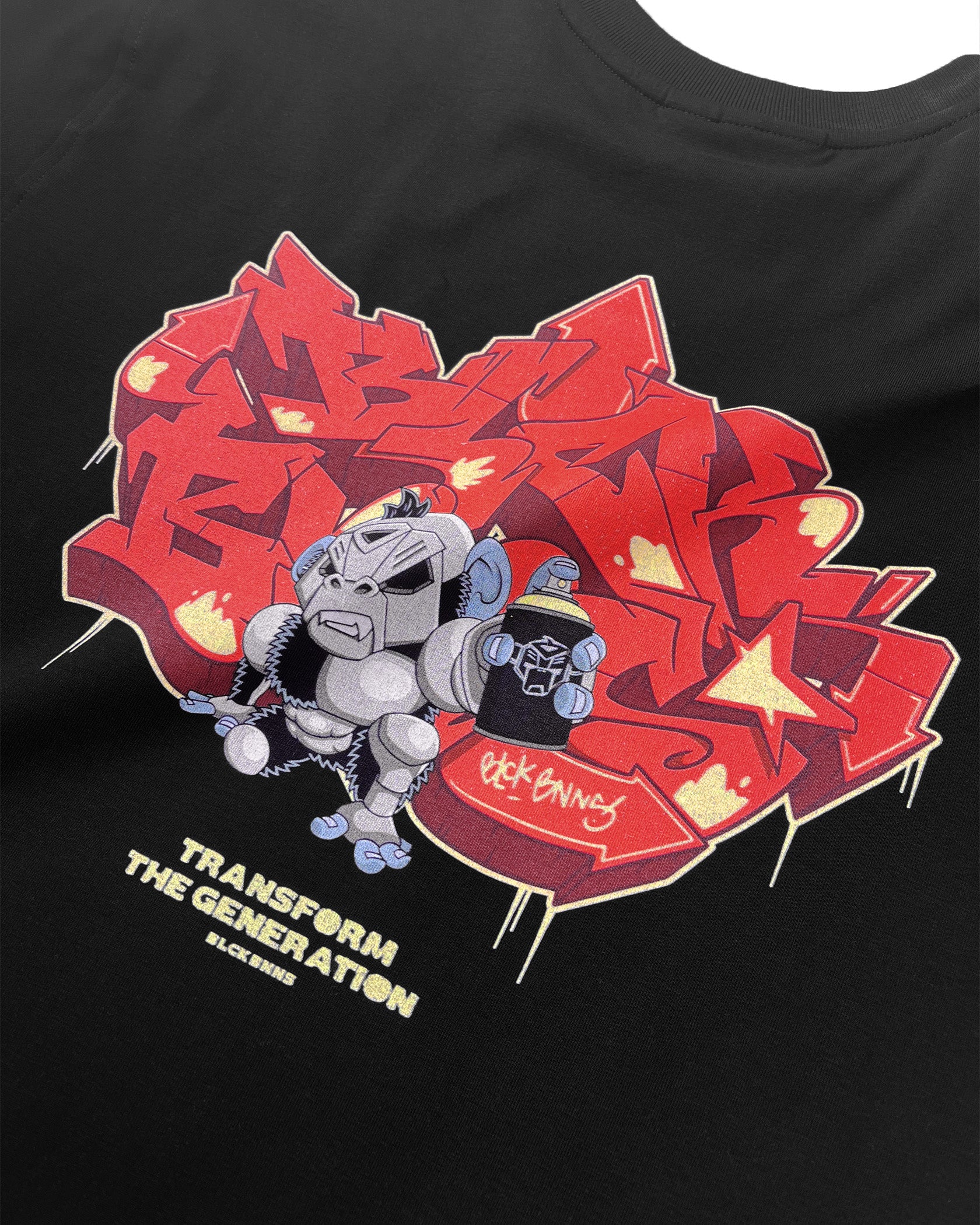 KIDS SPRAYED T-SHIRT | Schwarz