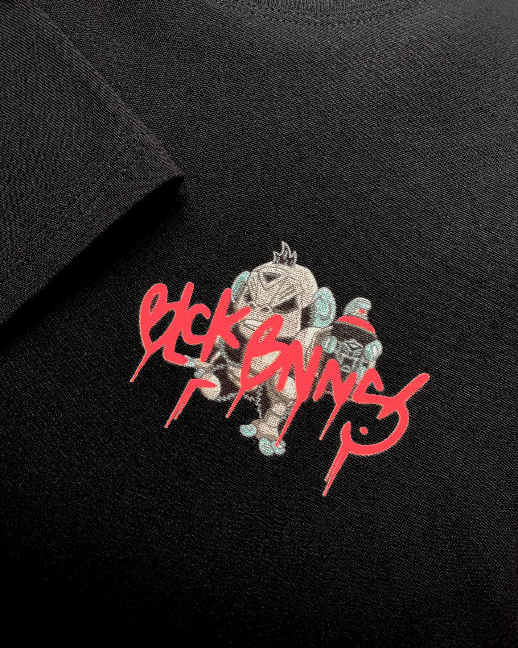 KIDS SPRAYED T-SHIRT | Schwarz