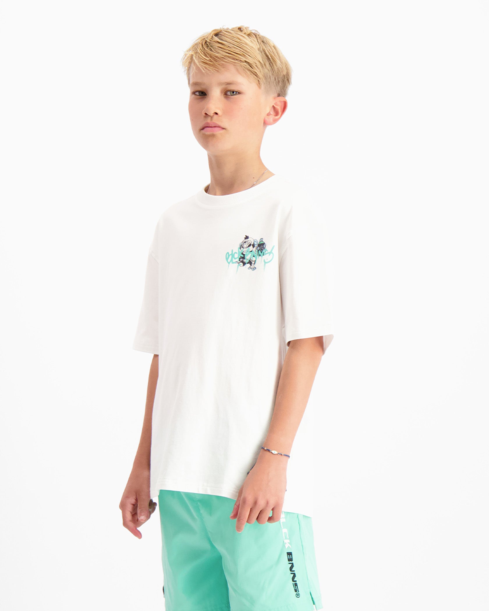 KIDS SPRAYED T-SHIRT | Weiß