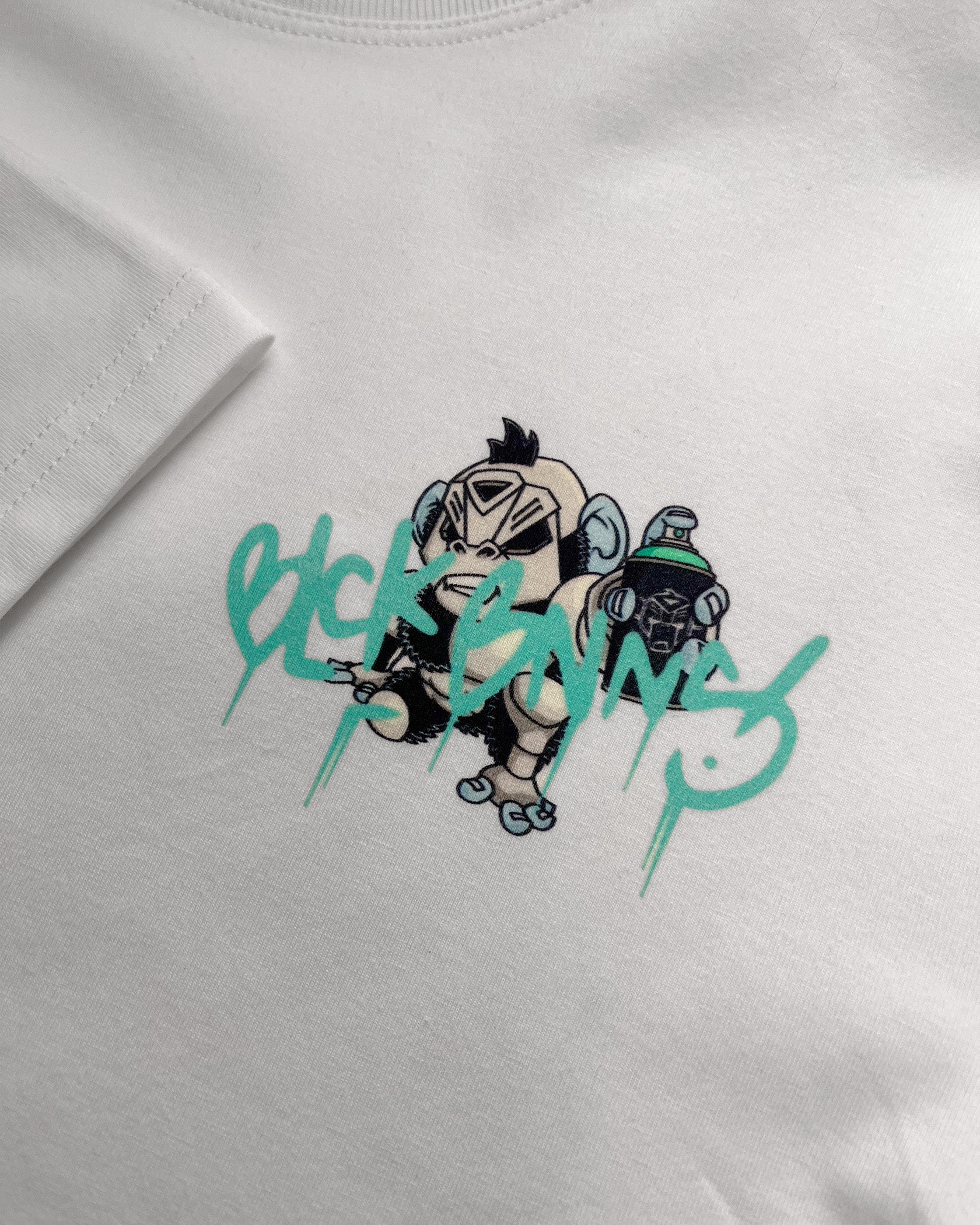 KIDS SPRAYED T-SHIRT | Weiß