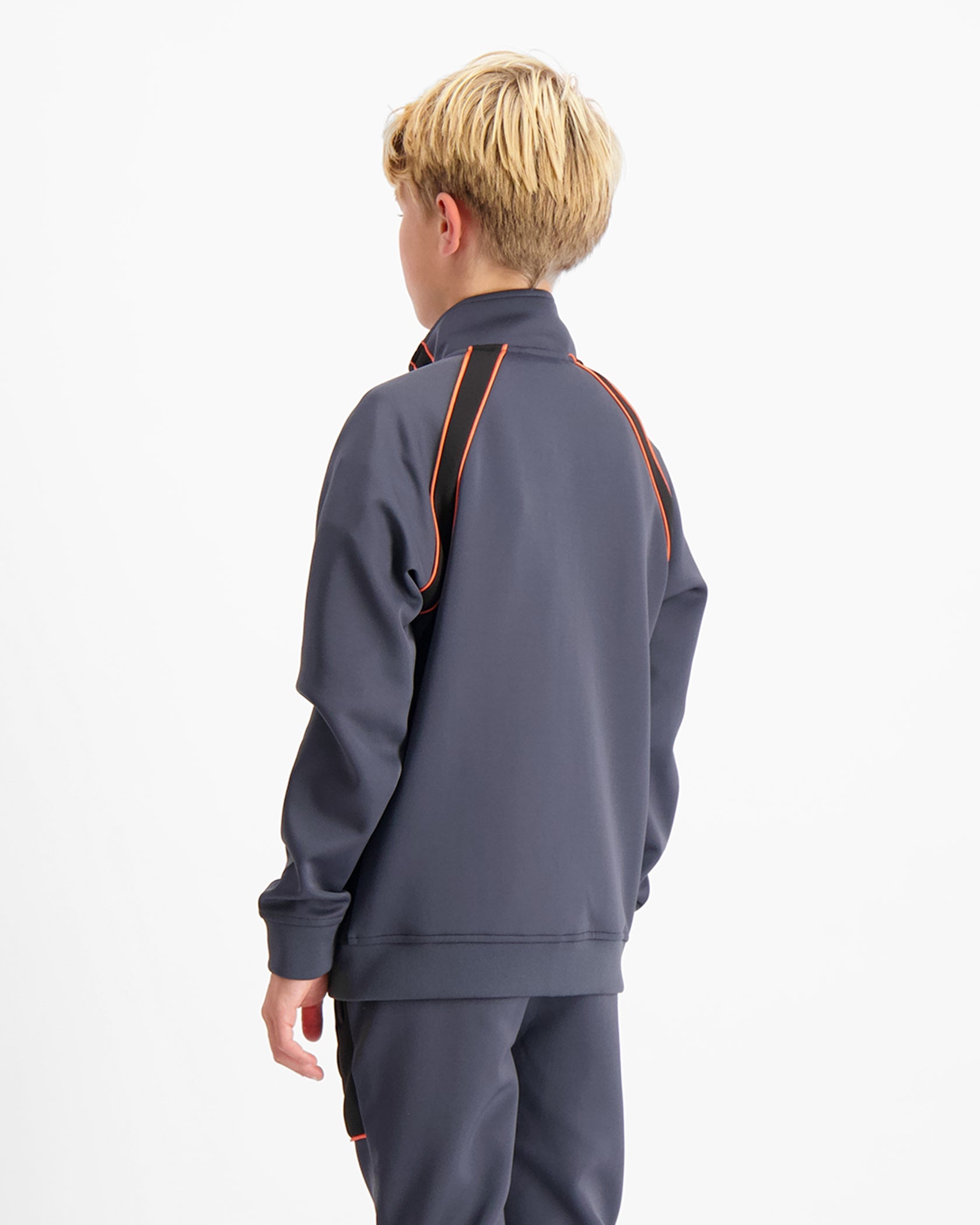 KIDS TEAR TRACKTOP | Charcoal