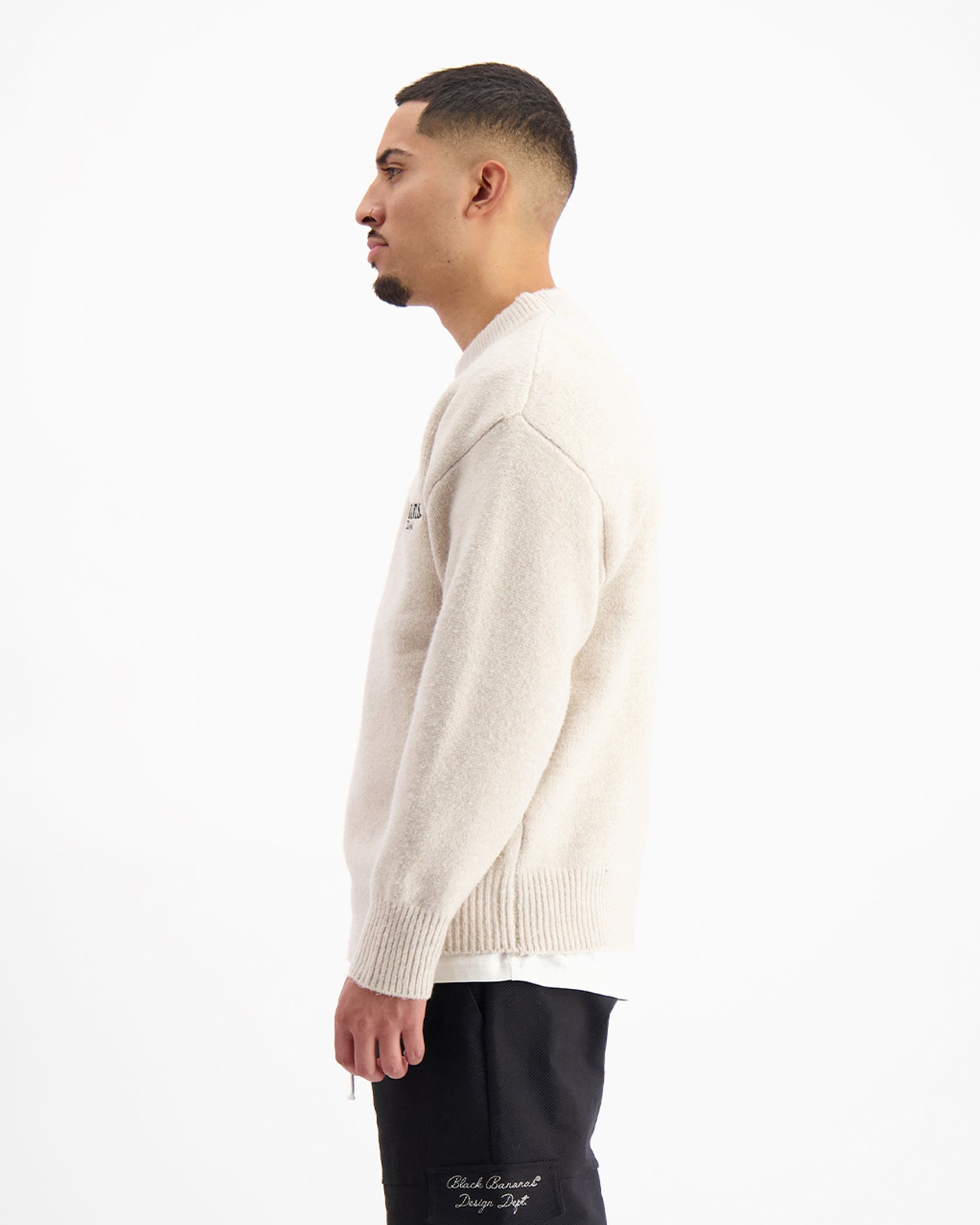 Gestrickter Pullover | Beige
