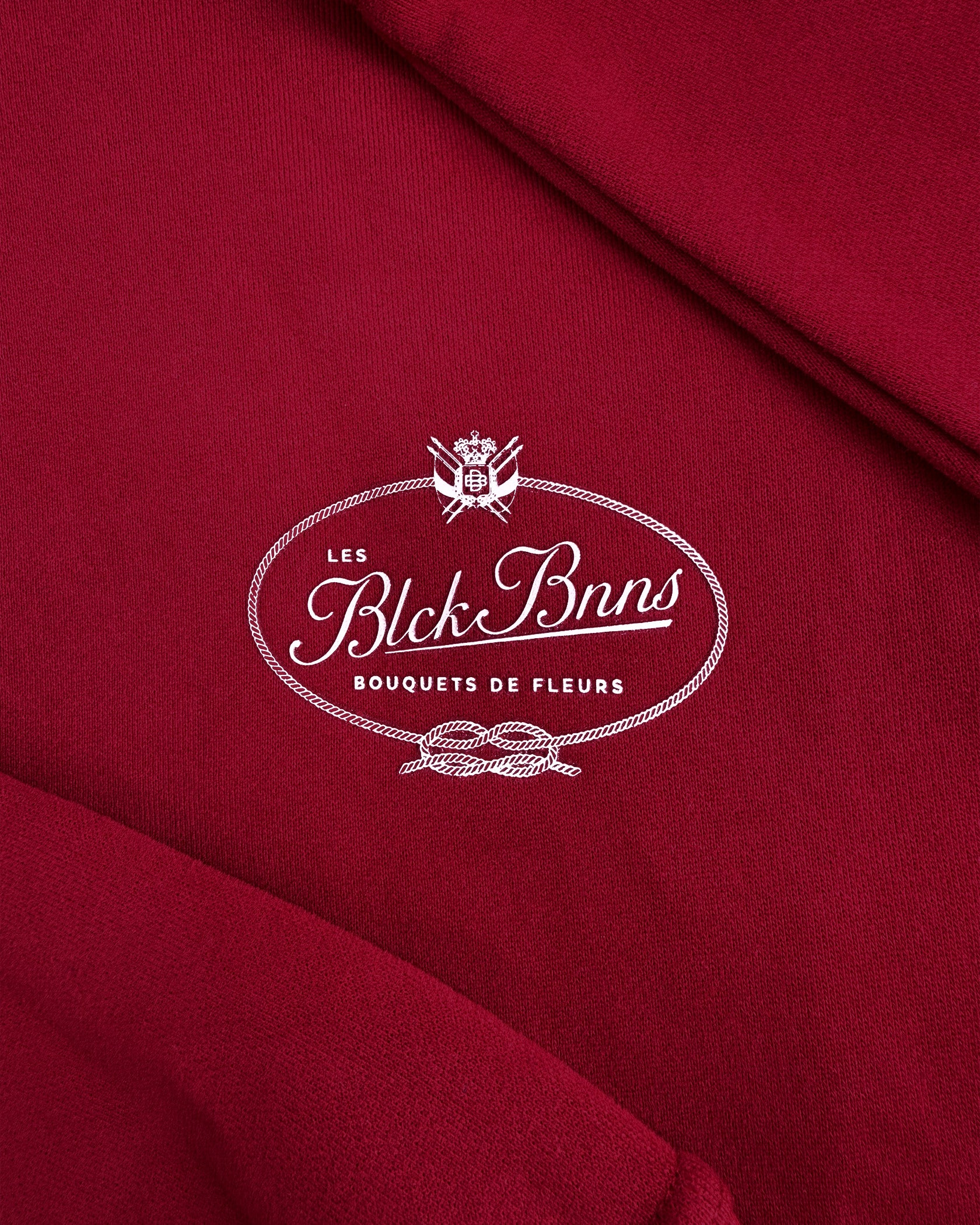 LES FLEURS HOODIE | Burgundy