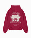 LES FLEUR HOODIE | Burgundy