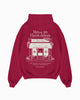 LES FLEUR HOODIE | Burgundy