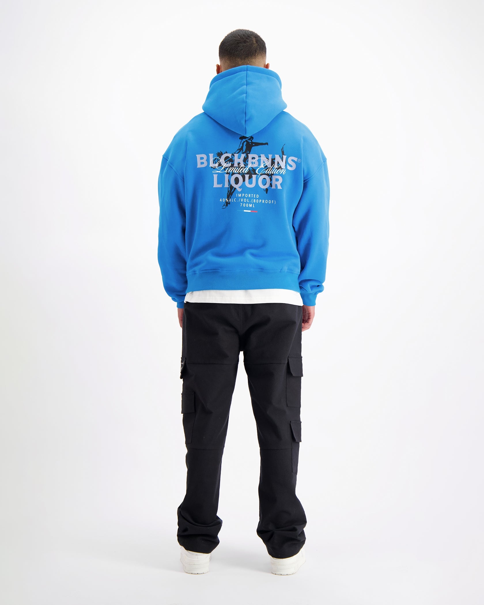 LIQUID HOODIE | Blau