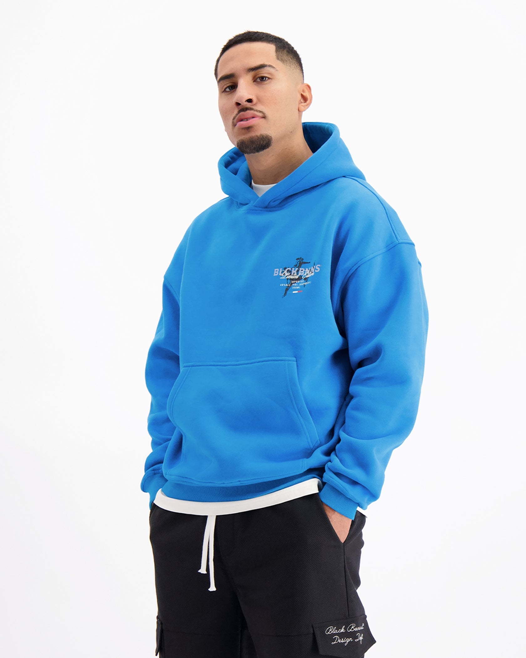LIQUID HOODIE | Blau