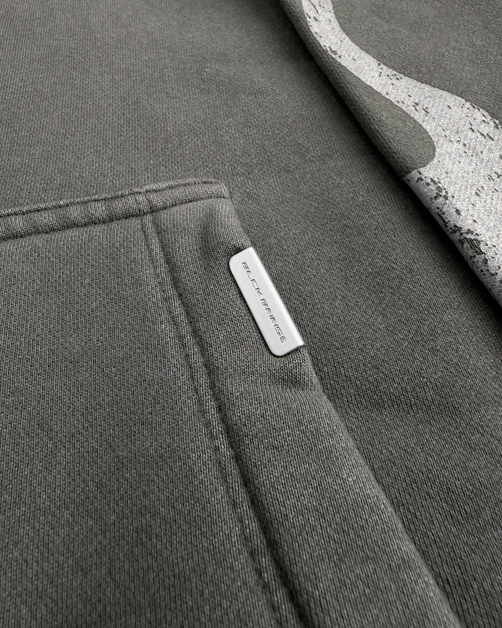 MONO FLAME HOODIE | Schwarz