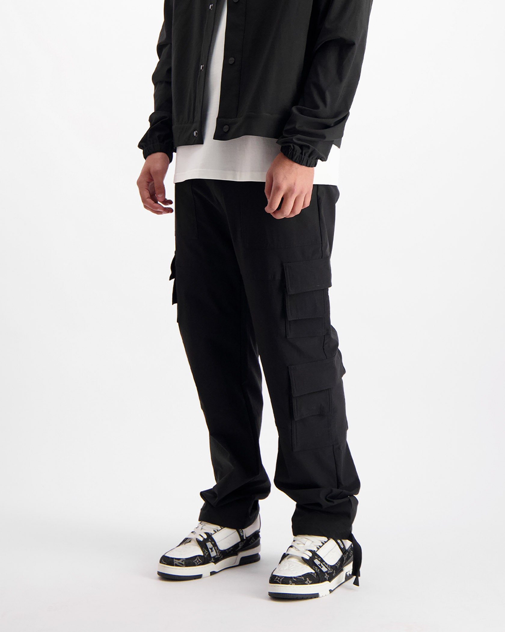 MONOGRAM TECH CARGO PANTS | Schwarz