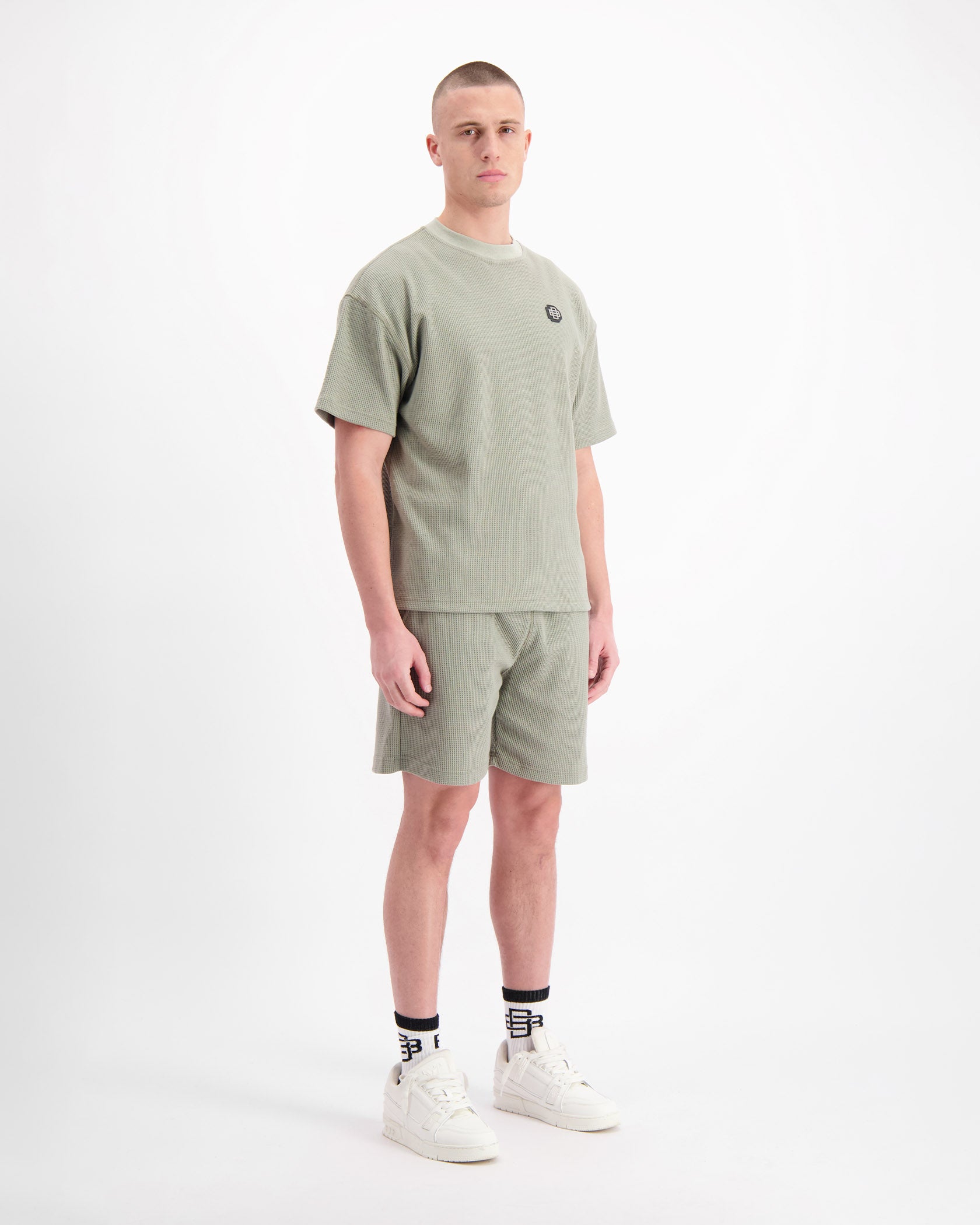 MONOGRAM WAFFLE SET | Grün