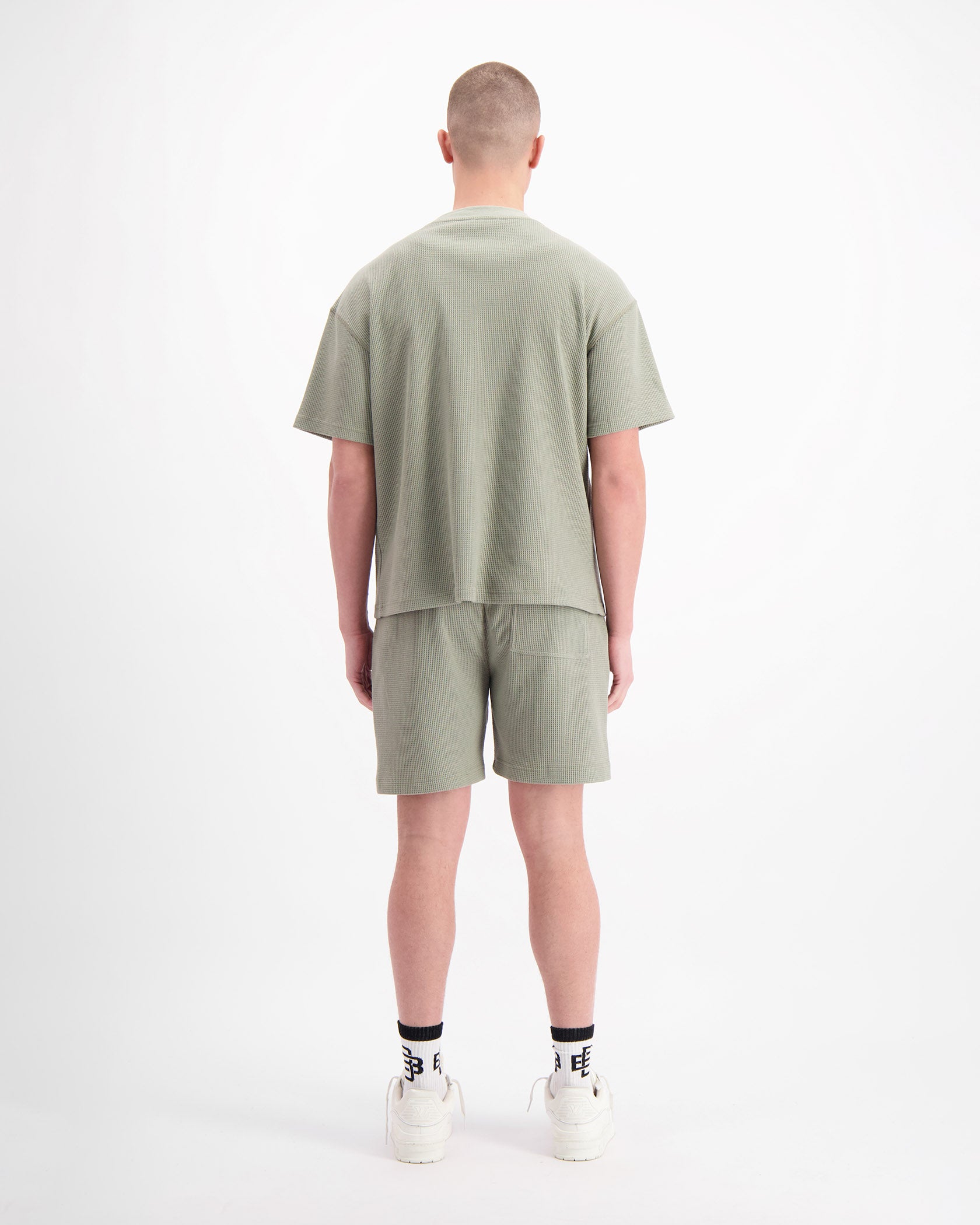 MONOGRAM WAFFLE SET | Grün