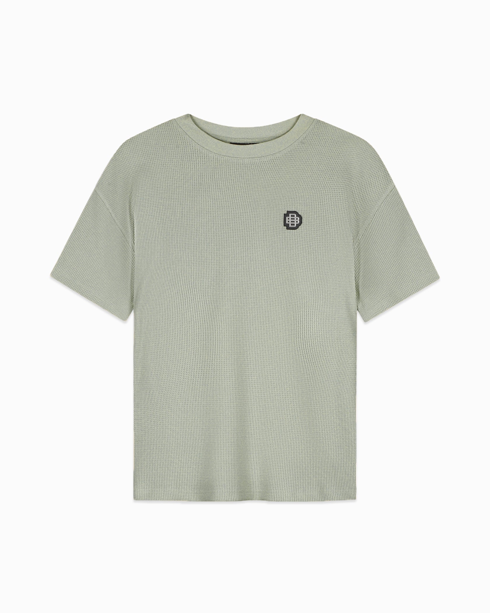 MONOGRAM WAFFLE T-SHIRT | Grün