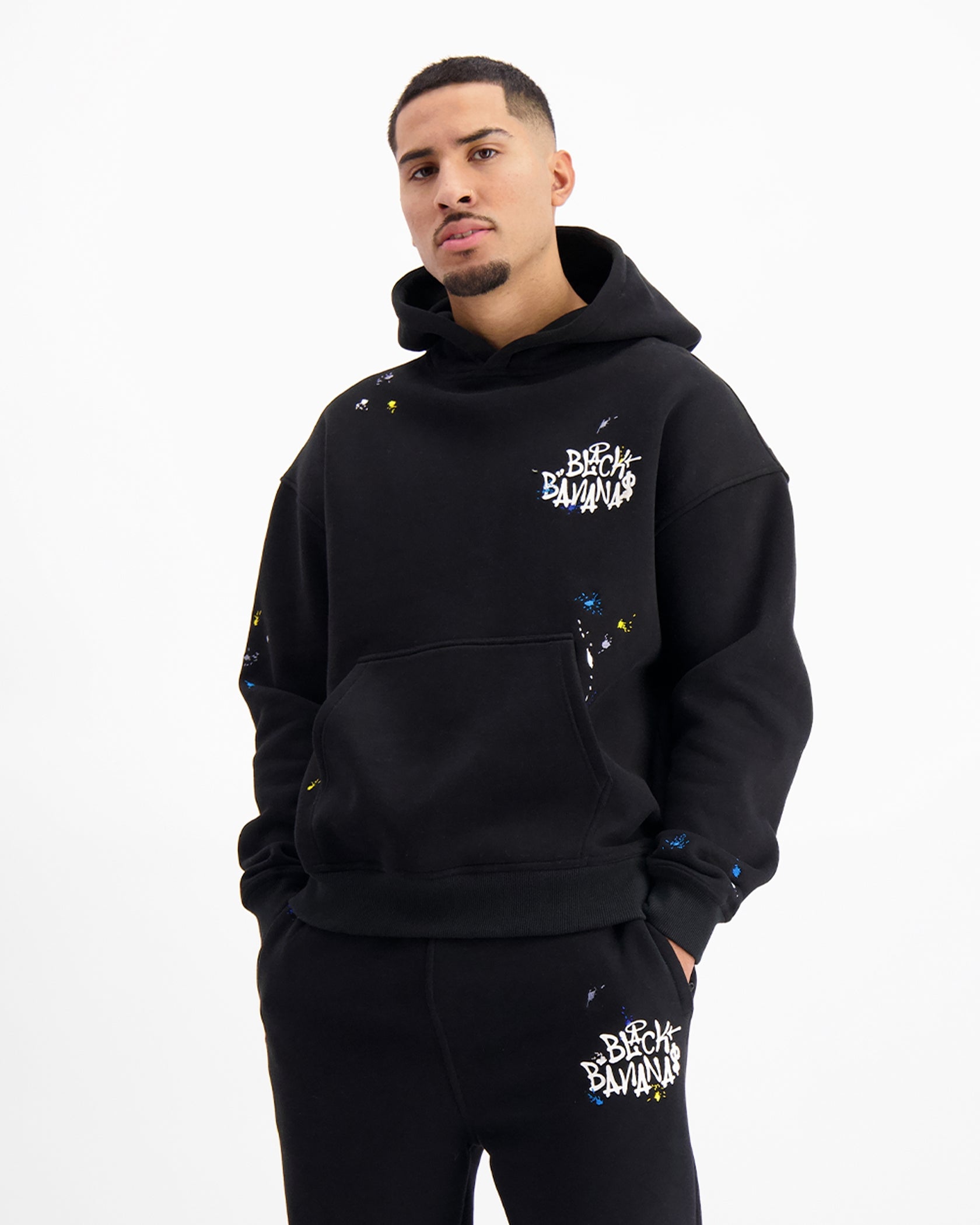 PAINTER HOODIE | Schwarz