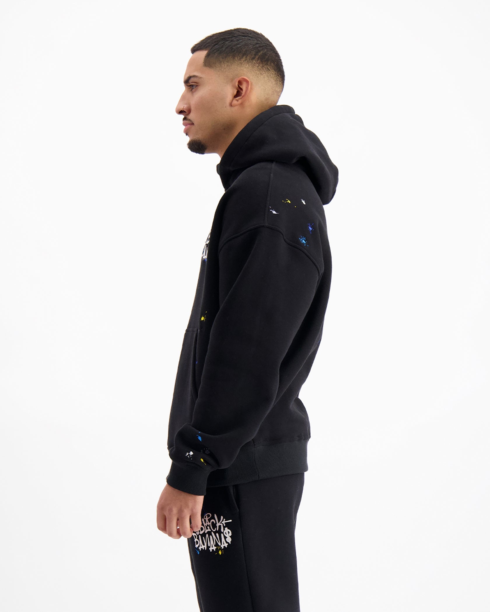 PAINTER HOODIE | Schwarz