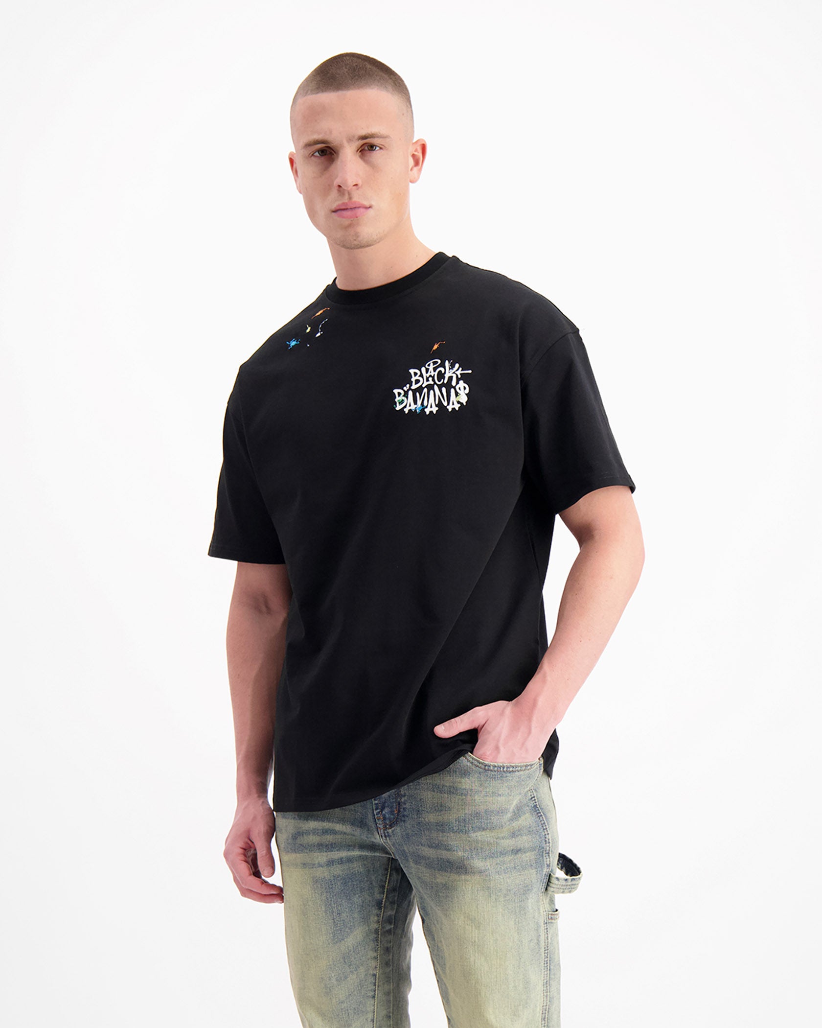 PAINTERS T-SHIRT | Schwarz
