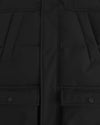 KIDS PLATE PARKA JACKET | Schwarz