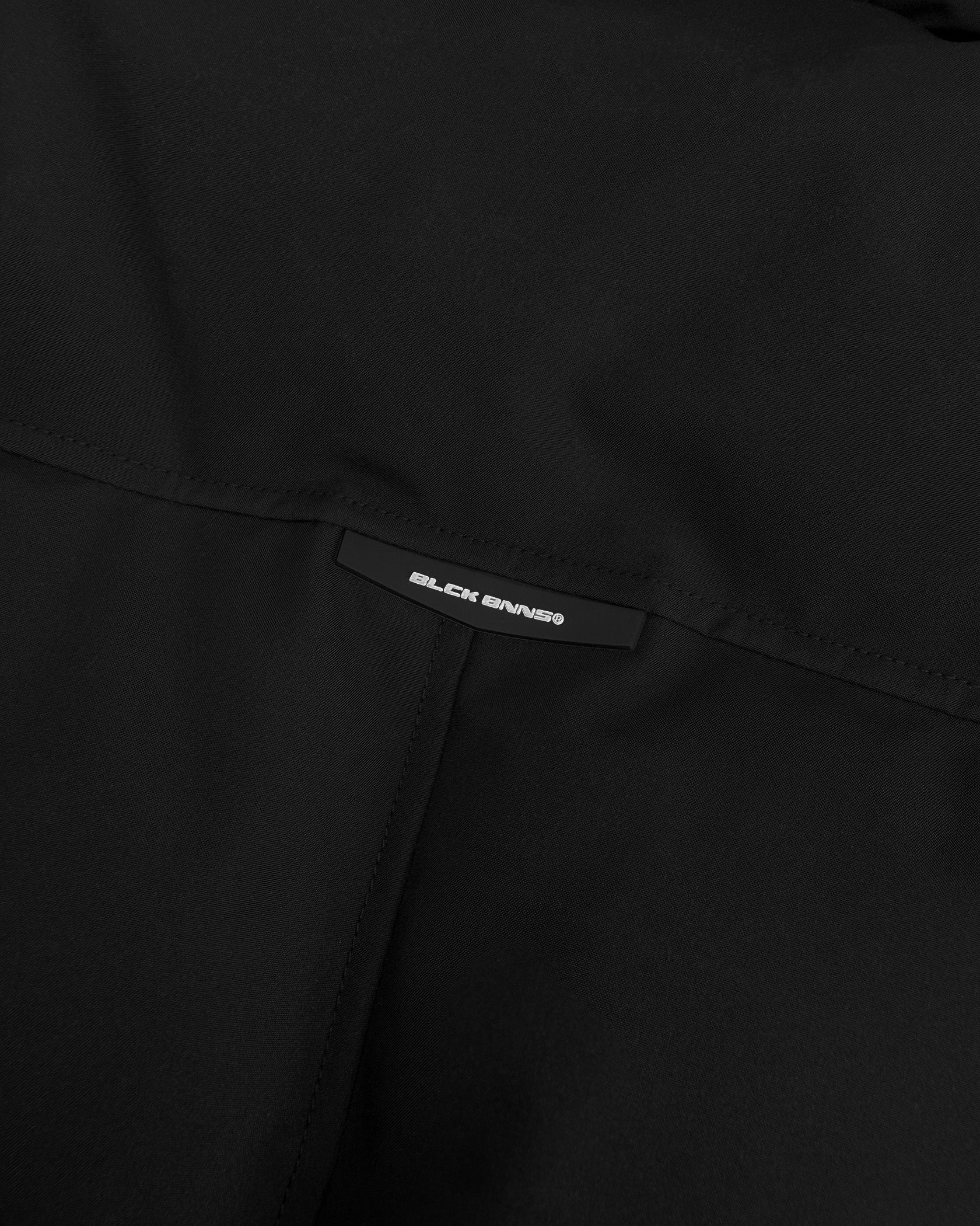 KIDS PLATE PARKA JACKET | Schwarz