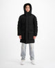 KIDS PLATE PARKA JACKET | Schwarz
