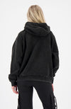 RIBCAGE HOODIE | Washed Black