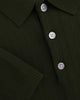 RIBBED KNIT POLO | Grün