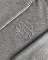 RIPPED MONOGRAM HOODIE | Grau