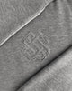 RIPPED MONOGRAM HOODIE | Grau