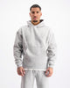 RIPPED MONOGRAM HOODIE | Grau