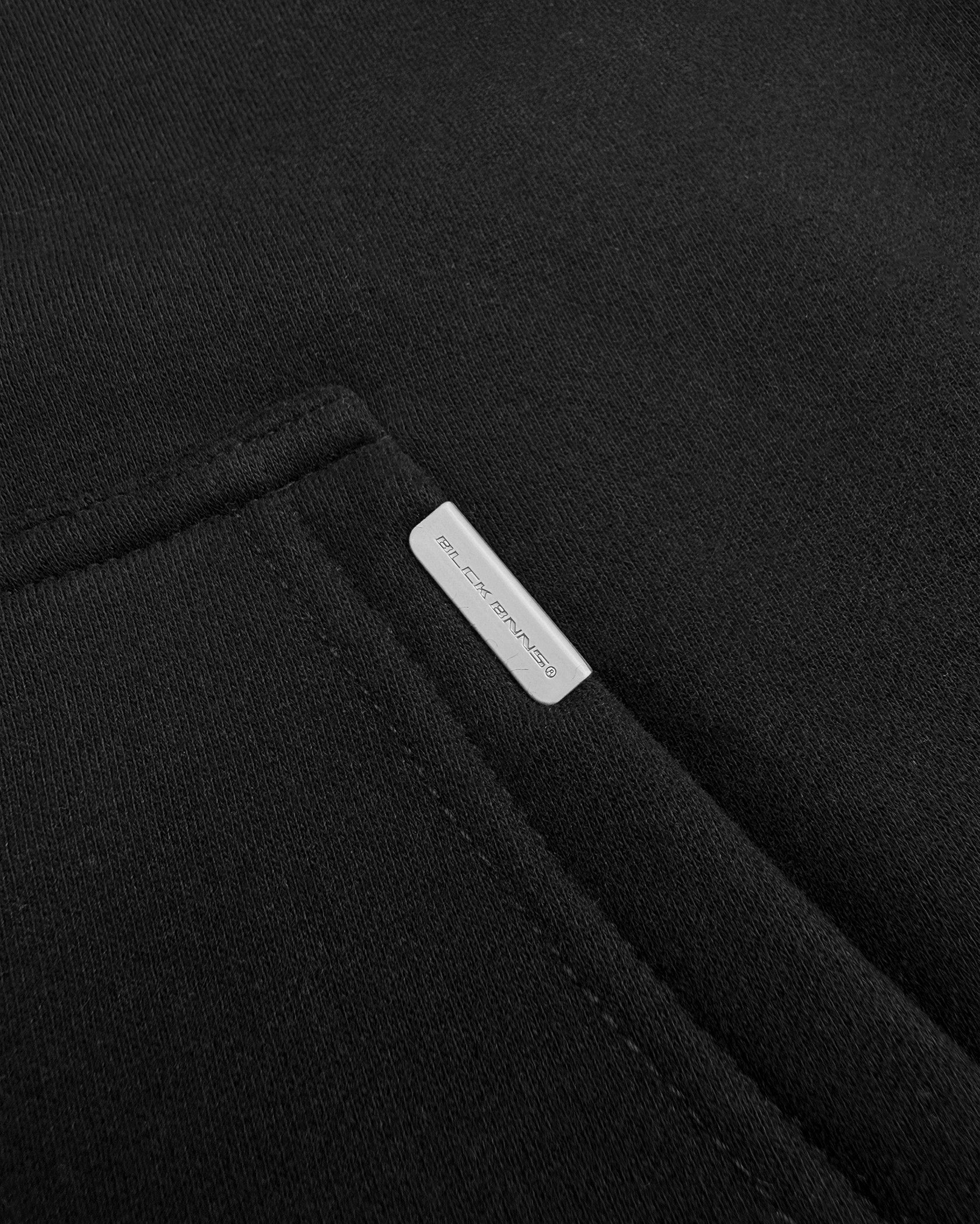 RIPPED ZIP HOODIE | Schwarz