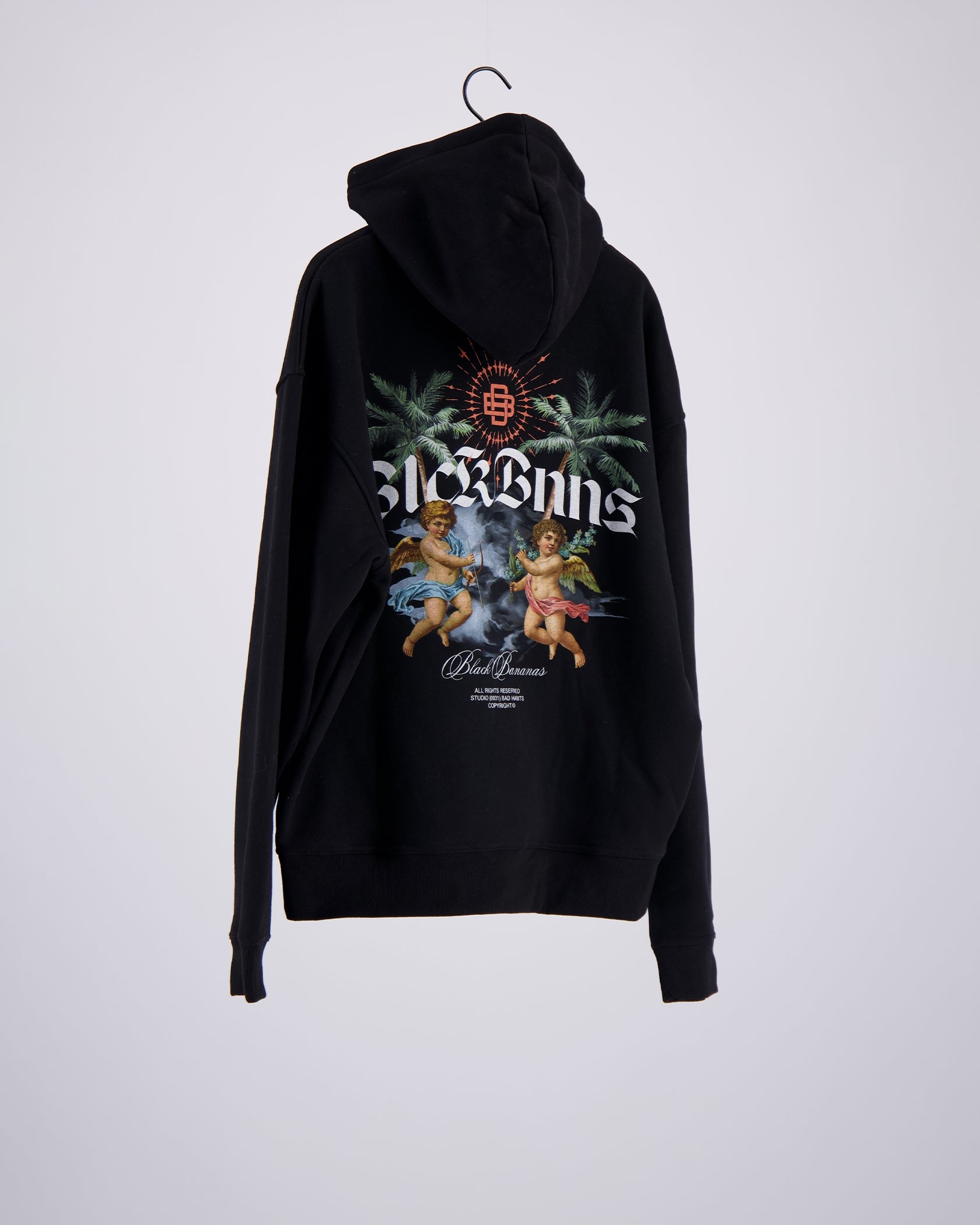 MUSTER TOP | Schwarz/Neonorange