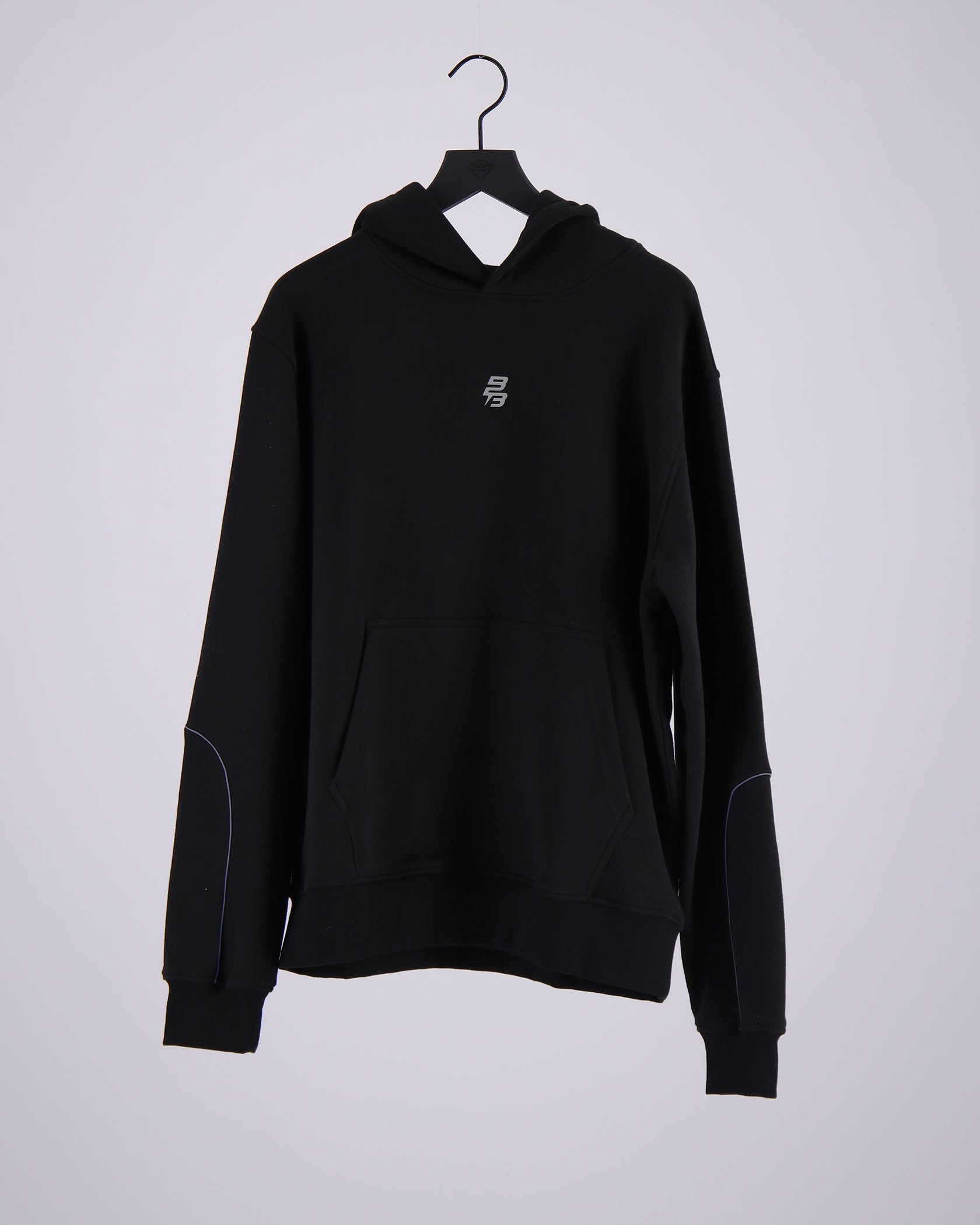 MUSTER TOP | Schwarz/Grau