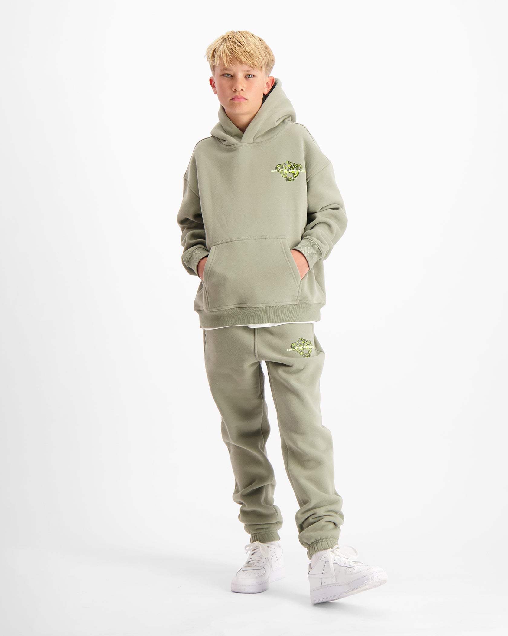 KIDS SKETCH SWEATSUIT | Grün