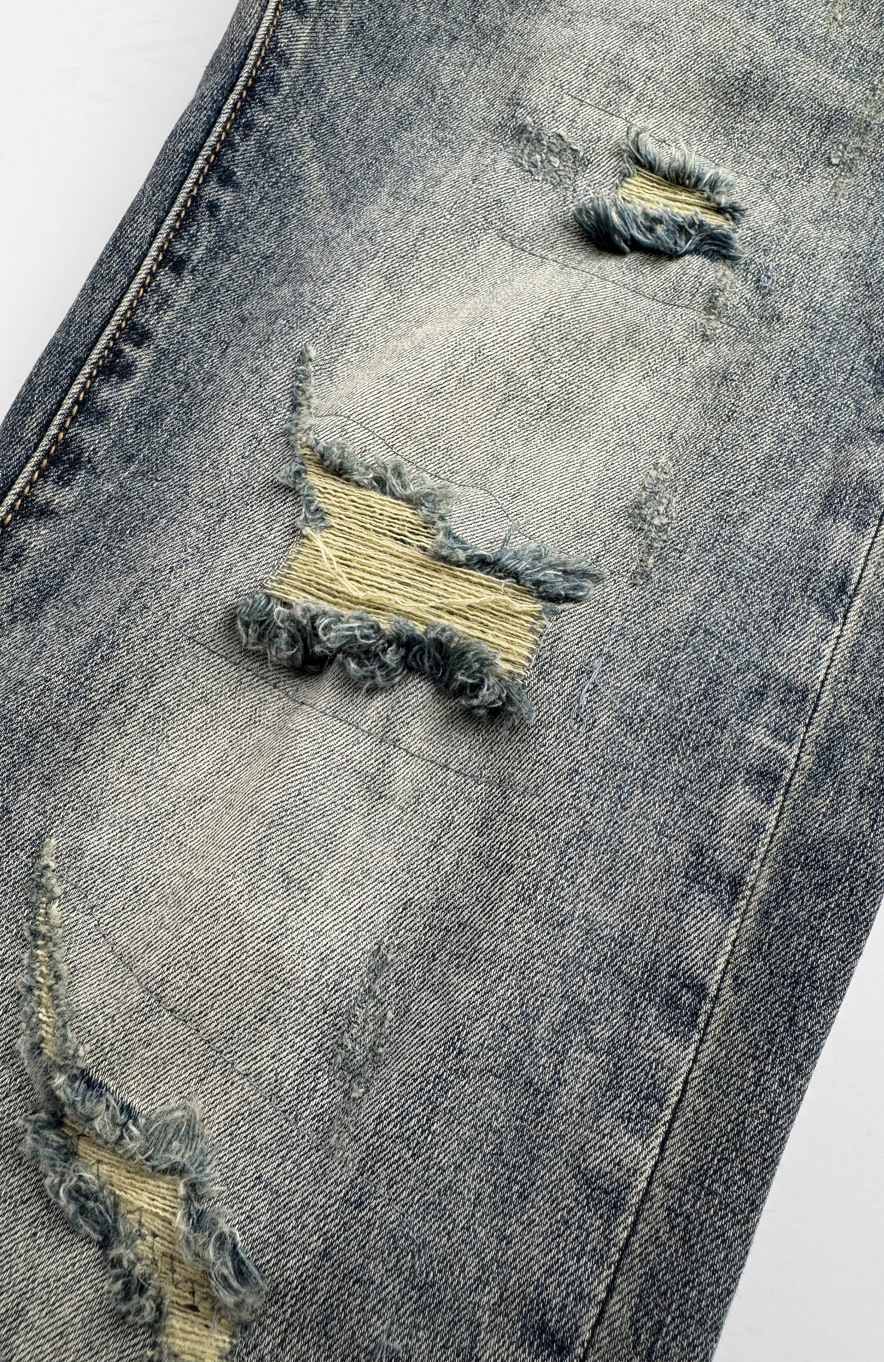 KIDS REPAIRED DENIM | Blau