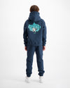 KIDS SPRAYED SWEATSUIT | Navy