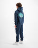 KIDS SPRAYED HOODIE | Navy