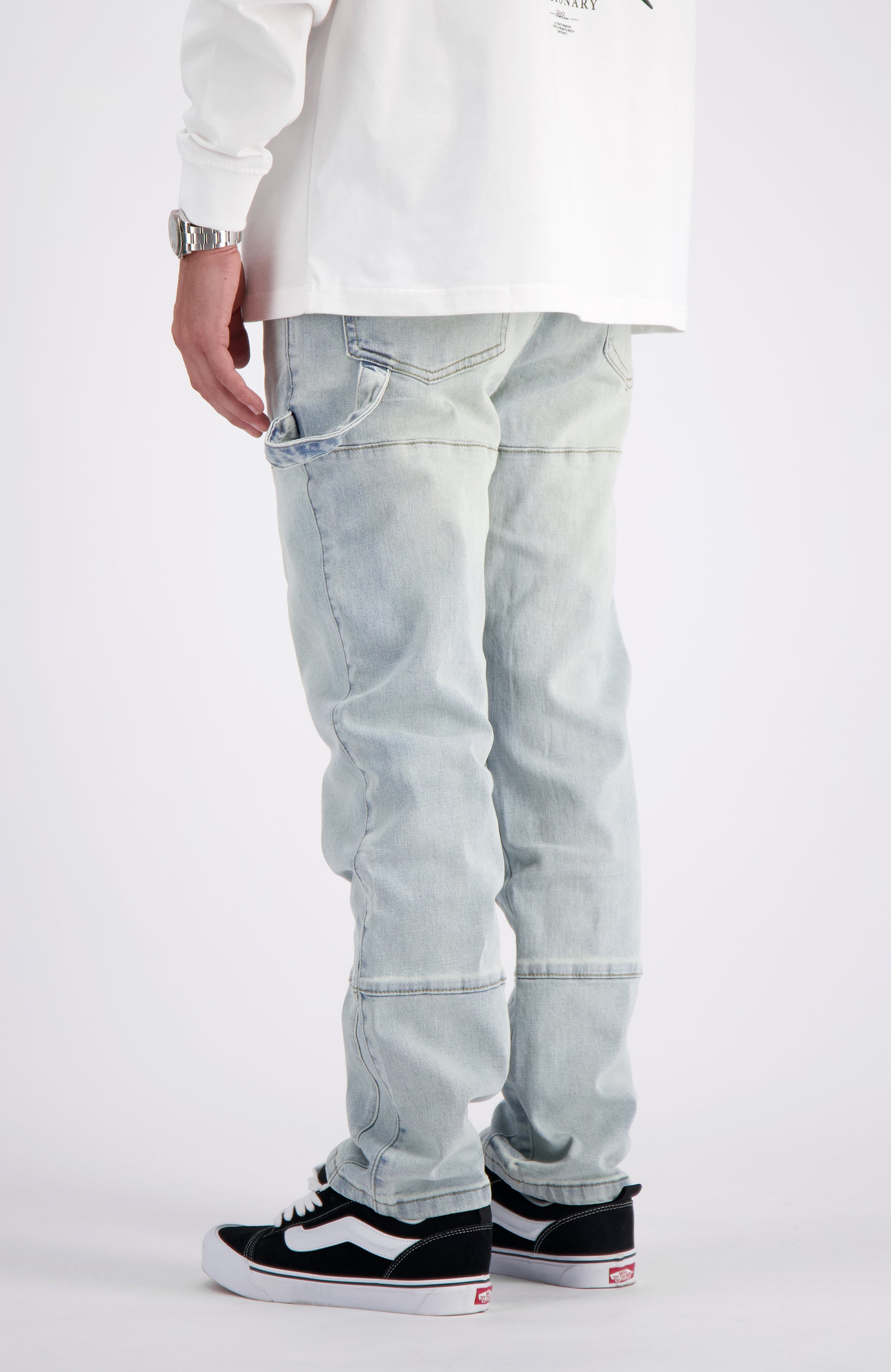 STRAIGHT CARPENTER DENIM | Blau