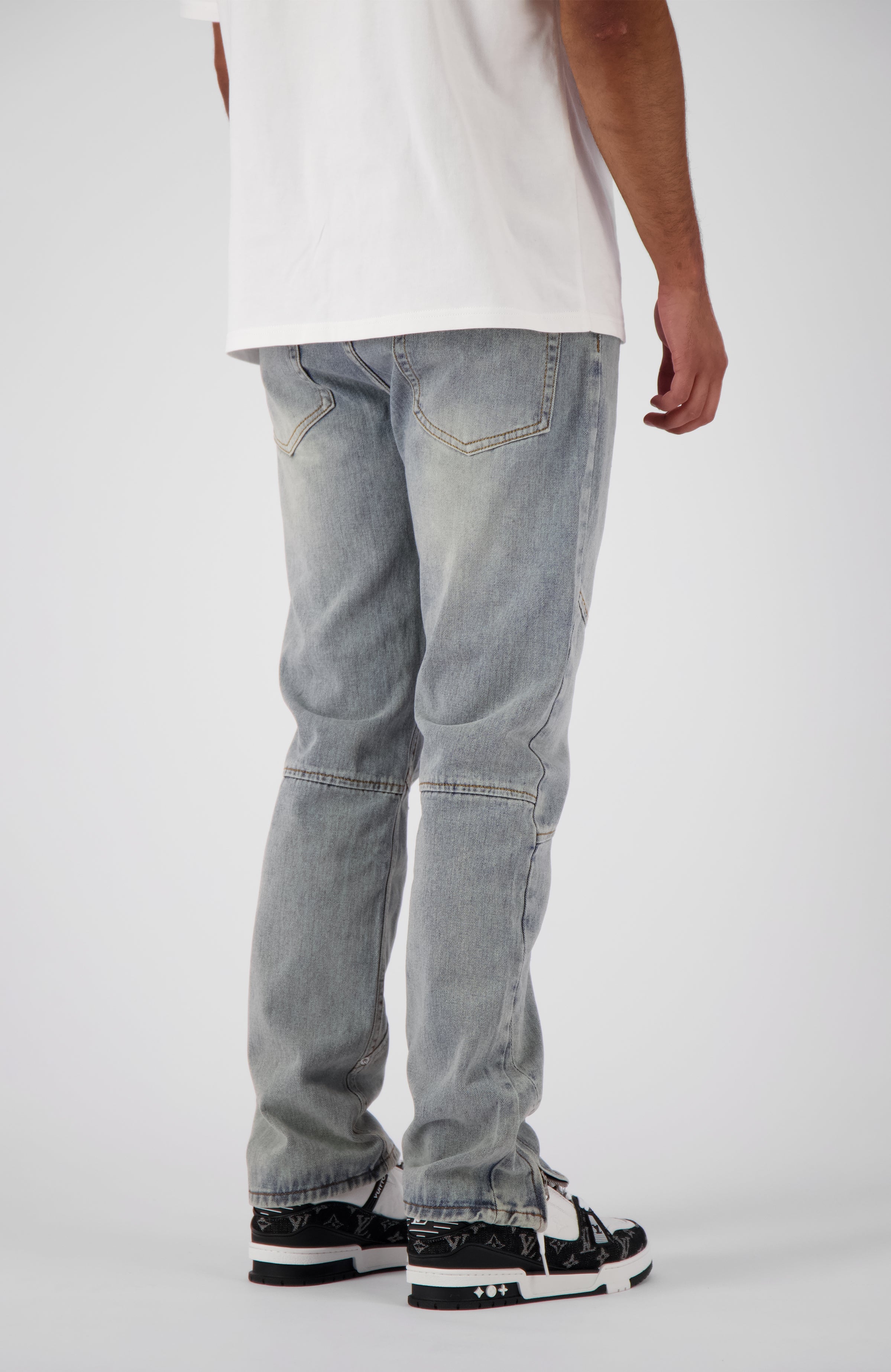 STRAIGHT WORKER DENIM | Blau
